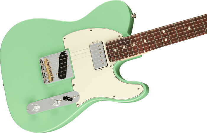 Fender American Performer Telecaster SH in Satin Surf Green with RW FB