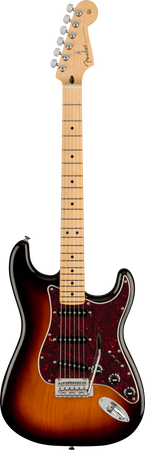 Fender Ltd Edition Player Stratocaster Tortoiseshell Pickguard in 3 Color Sunburst