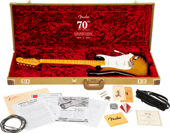 Fender 70th Anniversary American Vintage II 1954 Stratocaster MN 2 Tone Sunburst