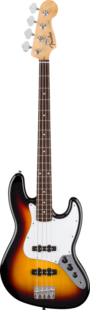 Fender Standard Series Jazz Bass Laurel Fretboard in 3-Tone Sunburst