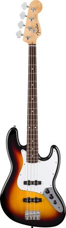 Fender Standard Series Jazz Bass Laurel Fretboard in 3-Tone Sunburst