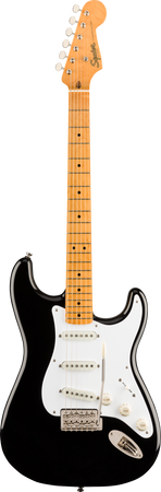 Squier Classic Vibe 50s Stratocaster in Black with Maple Fretboard