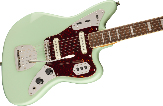 Squier Classic Vibe 70's Jaguar in Sea Foam Green with Laurel Fretboard