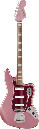Squier Classic Vibe Bass VI Limited Edition in Burgundy Mist