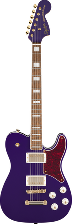 Squier Ltd Edition Paranormal Troublemaker Telecaster Deluxe in Purple Metallic