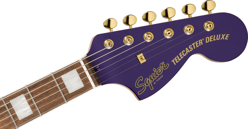 Squier Ltd Edition Paranormal Troublemaker Telecaster Deluxe in Purple Metallic