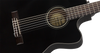 Fender CN-140SCE Electro Classical Thinline in Black
