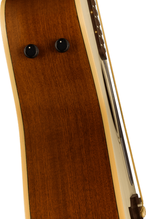 Fender Malibu Player Short Scale Acoustic Guitar in Olympic White