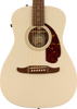 Fender Malibu Player Short Scale Acoustic Guitar in Olympic White