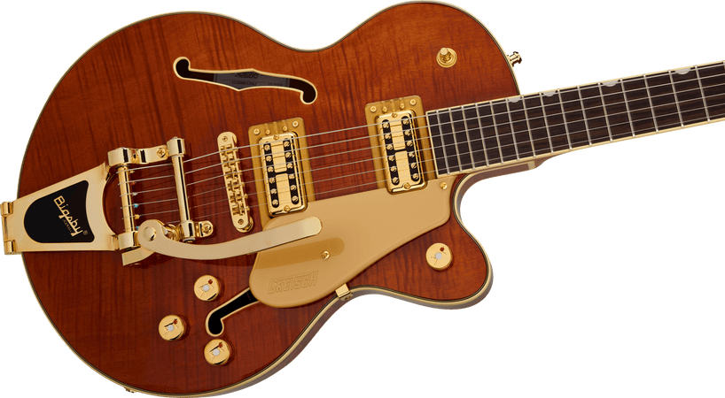 Gretsch Electromatic Ltd Flame Okoume Broadkaster Jr Singlecut with Bigsby