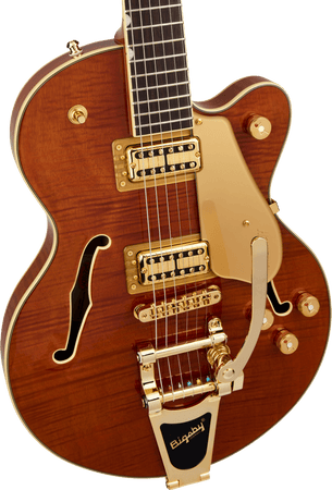 Gretsch Electromatic Ltd Flame Okoume Broadkaster Jr Singlecut with Bigsby