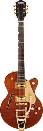 Gretsch Electromatic Ltd Flame Okoume Broadkaster Jr Singlecut with Bigsby