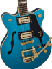 Gretsch G2655TG Streamliner Centre Block Jnr Double Cut with Bigsby in Riviera Blue