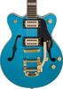 Gretsch G2655TG Streamliner Centre Block Jnr Double Cut with Bigsby in Riviera Blue