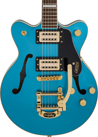 Gretsch G2655TG Streamliner Centre Block Jnr Double Cut with Bigsby in Riviera Blue