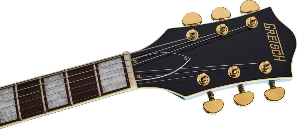 Gretsch G2655TG Streamliner Centre Block Jnr Double Cut with Bigsby in Riviera Blue