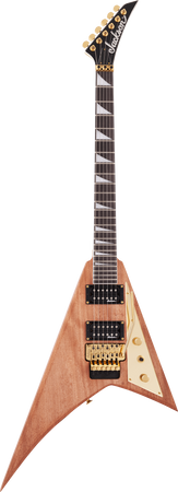 Jackson JS32 Randy Rhoads Flying V HH Gold Hardware in Natural