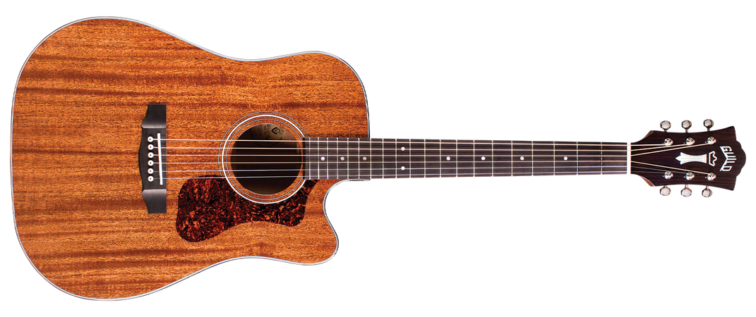 Guild D-120E Dreadnought Electro Cutaway All Solid Mahogany