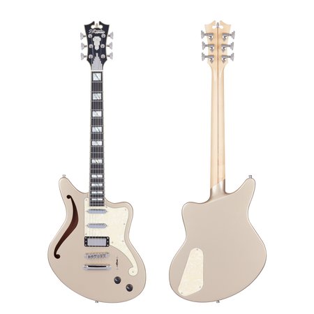 D'Angelico Deluxe Bedford SH in Desert Gold Ex Demo