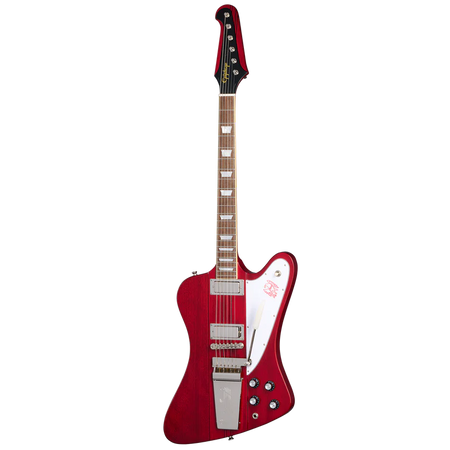 Epiphone 1963 Firebird V Maestro Vibrola in Cherry with Hard Case