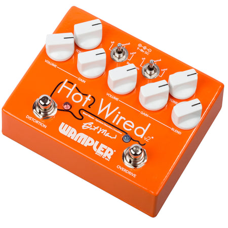 Wampler Hot Wired V2 Brent Mason Signature Overdrive/Distortion Pedal