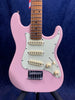 Jet Guitars JS-300 Mini S-Type 3/4 Size in Pink