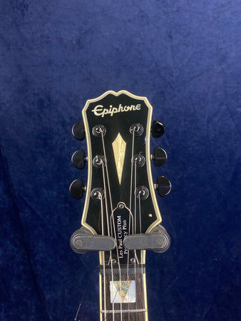 Epiphone Les Paul Custom Prophecy Plus in Midnight Ebony Pre-owned