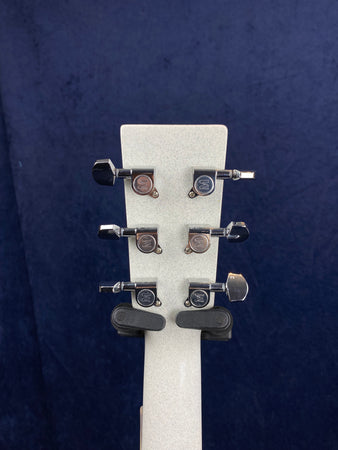 Sigma 1 Series GM-1E-MFW Electro Acoustic Guitar in Metallic Flake White