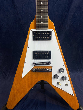 Gibson Flying V 70's in Antique Natural Pre-owned with Case