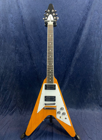 Gibson Flying V 70's in Antique Natural Pre-owned with Case