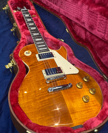 Gibson Custom Colour Les Paul Standard 50's in Figured Honey Amber