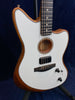 Fender American Acoustasonic Jazzmaster in Arctic White Pre-owned with case