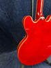 Epiphone ES-335 Semi Hollow Figured Top in Sixties Cherry with Gig Bag