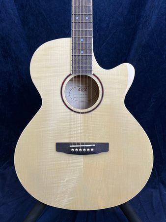 Cort SFX FM Electro Acoustic Guitar Flamed Maple in Natural Gloss