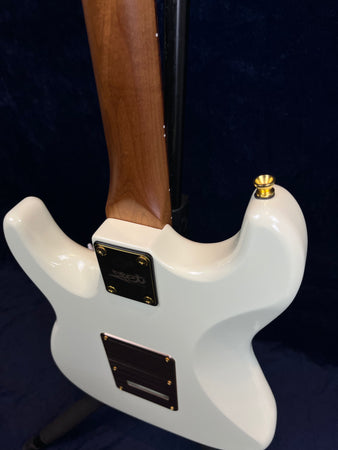 Jet JS-380 Limited Edition Copper Pickguard Hot-Rail in Olympic White Pre-owned