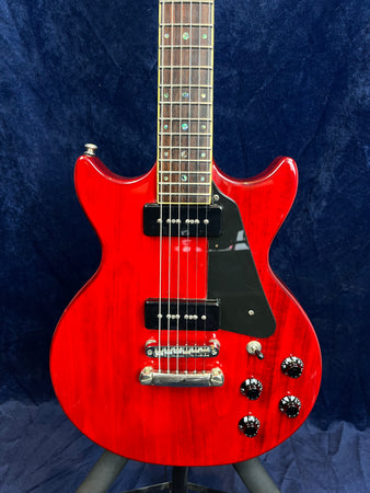 Hofner Colorama DC Junior P90s in Faded Cherry Pre-owned