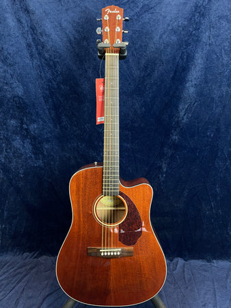 Fender CD-140SCE Solid Top in All Mahogany with Hard Case Pre-owned