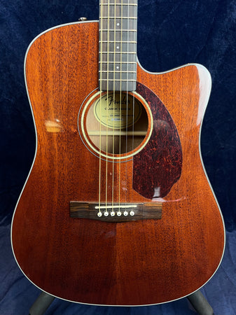 Fender CD-140SCE Solid Top in All Mahogany with Hard Case Pre-owned