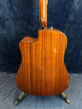 Fender CD-140SCE Solid Top in All Mahogany with Hard Case Pre-owned