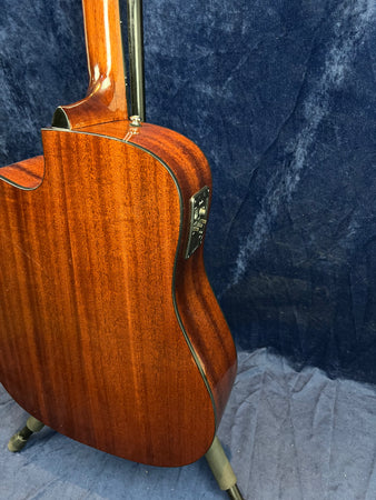 Fender CD-140SCE Solid Top in All Mahogany with Hard Case Pre-owned