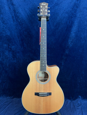 Cort Pure OCF All Solid Electro Acoustic in Natural with Gig Bag Ex-Demo