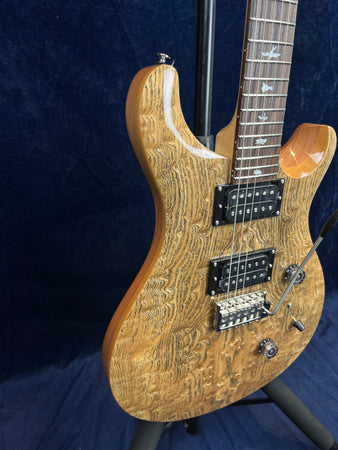 PRS Ltd Edition SE Custom 24 Burled Ash in Natural with Gig Bag