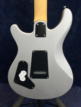 PRS SE CE24 Standard Satin Electric Guitar in Metallic Silver