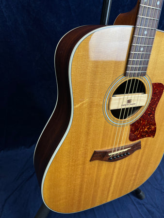 Taylor 210 Dreadnought with Seymour Duncan in Natural with Hard Case