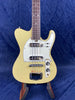 Jedson Tele Bass Short Scale Late 1960s MIJ in White Pre-owned