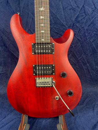 PRS SE CE24 Standard Satin Electric Guitar in Vintage Cherry