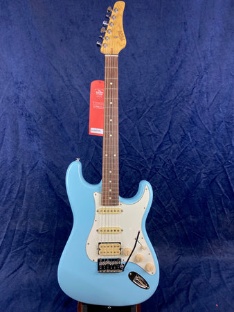 FGN Boundary ST HSS Rosewood Fretboard in Mint Blue