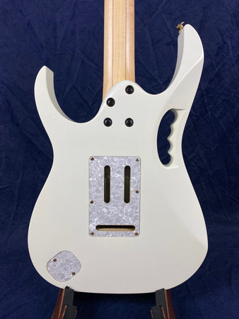Ibanez JEM7V Steve Vai Signature Electric Guitar in White Pre-owned