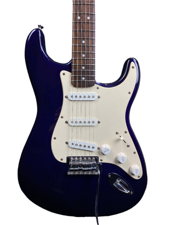 Squier Affinity Stratocaster SSS in Dark Metallic Blue Pre-owned
