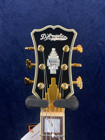 D'Angelico Excel SS XT Single Cut Semi-hollow Vintage Natural Quilt